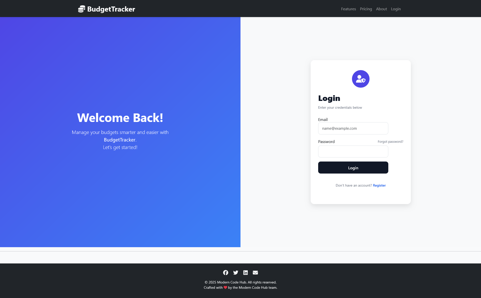 Login Page